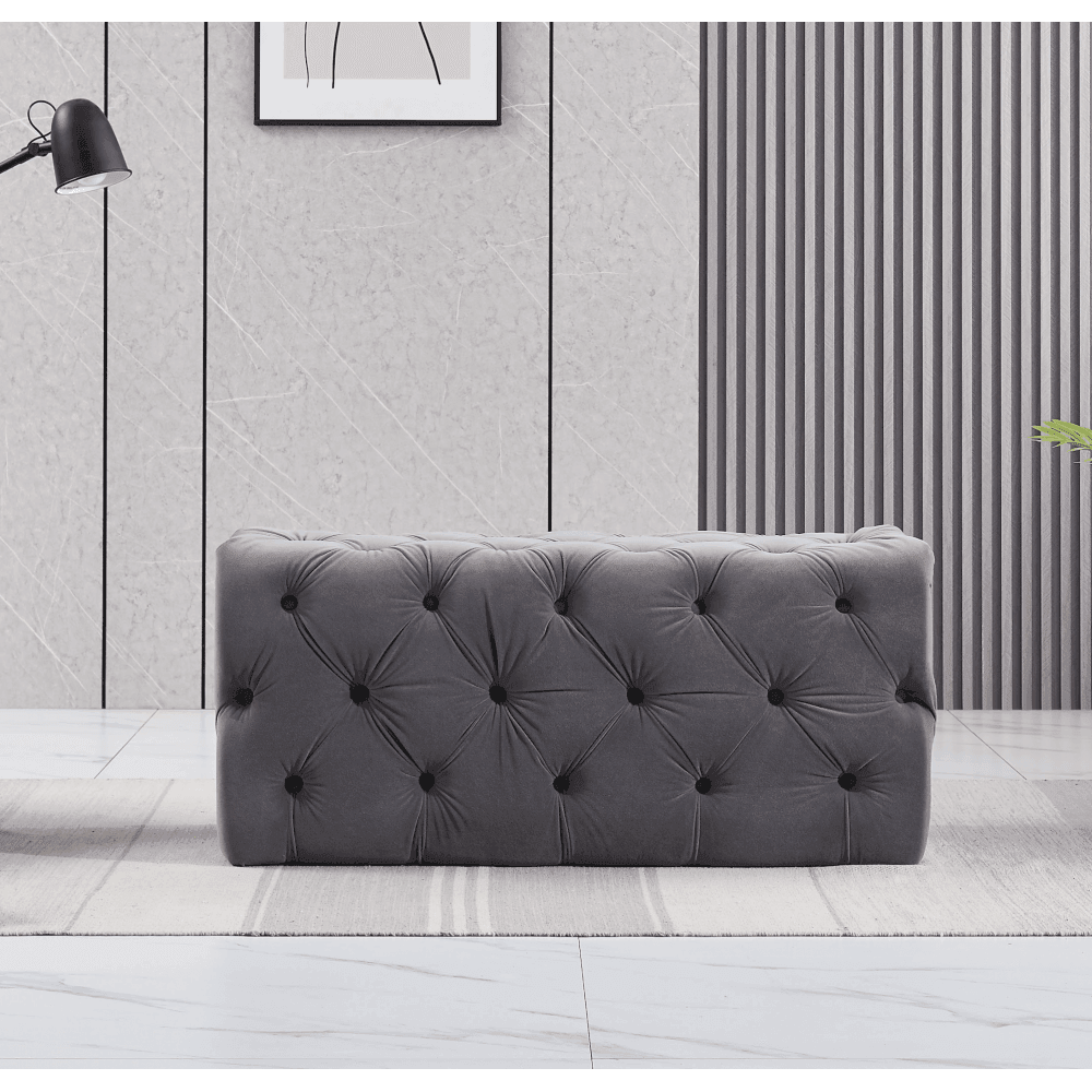 Melia Velvet Ottoman Bench - Joe’s Haven