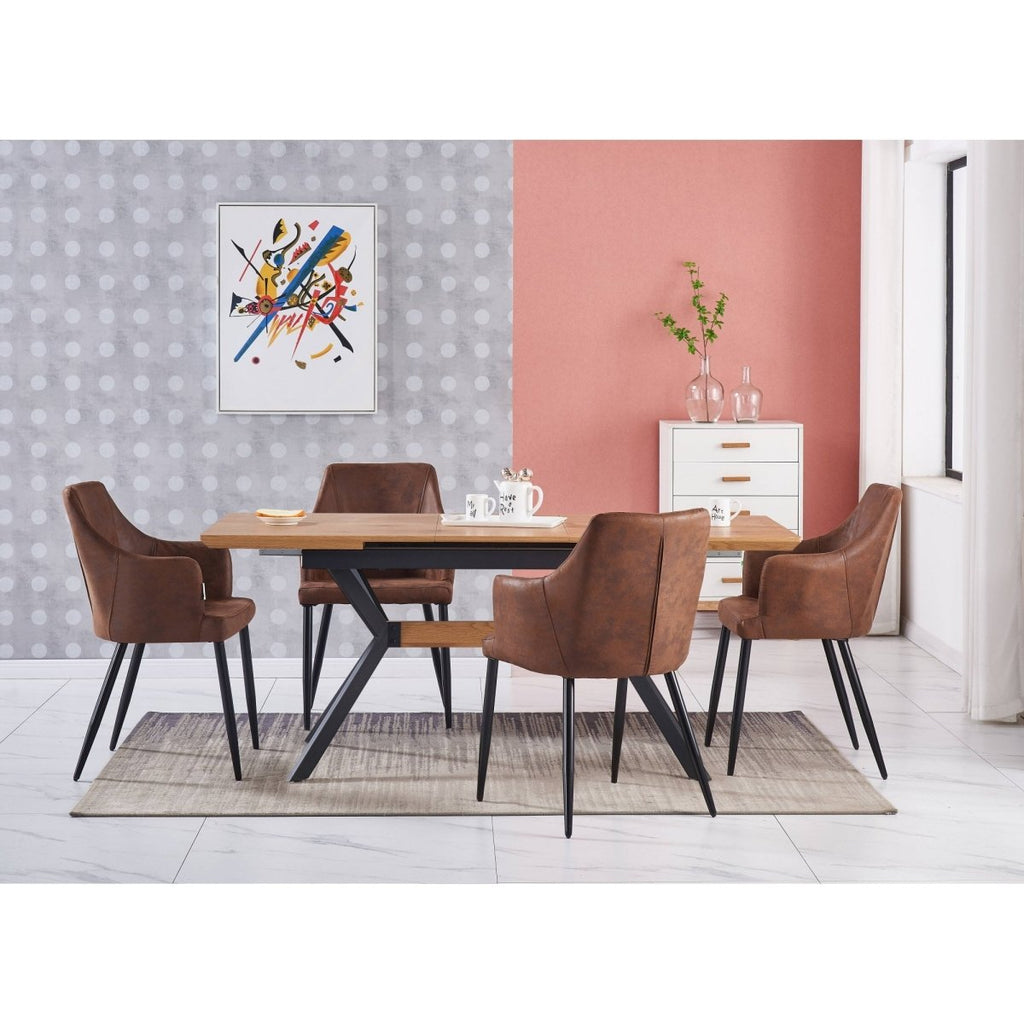 Zarah LUX faux leather chair - Joe’s Haven