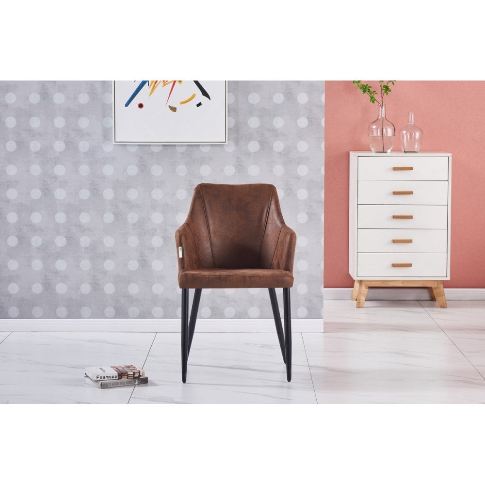 Zarah LUX faux leather chair - Joe’s Haven