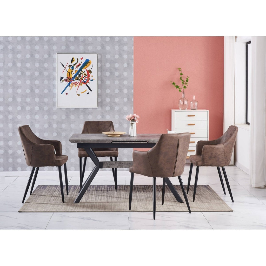 Zarah LUX faux leather chair - Joe’s Haven