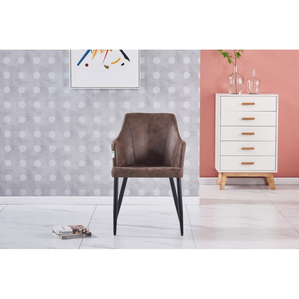 Zarah LUX faux leather chair - Joe’s Haven