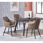 Zarah LUX faux leather chair - Joe’s Haven