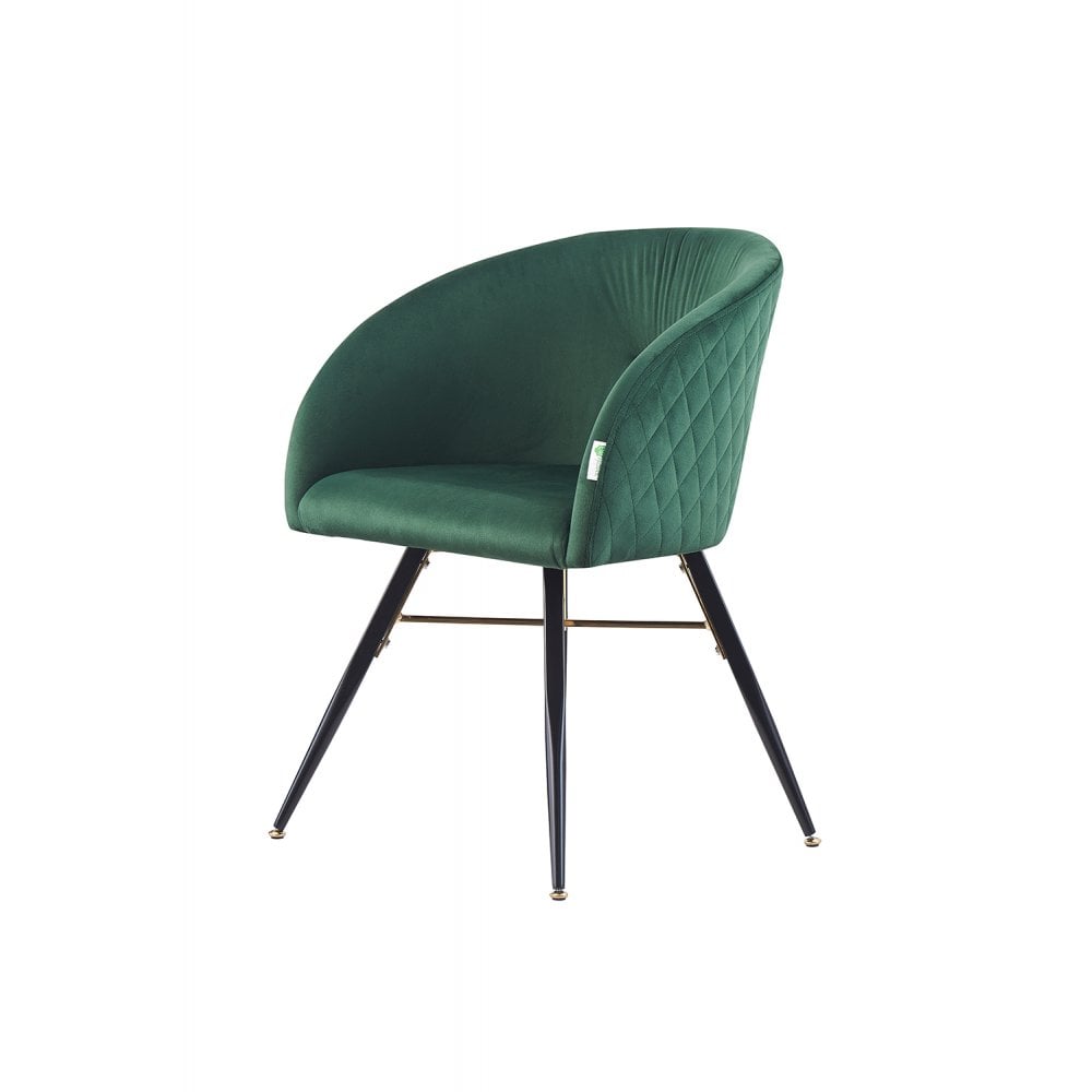 Vittorio LUX Velvet Dining Chair with Metal Legs - Perfect for Dining Room Living Room - Joe’s Haven