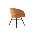 Vittorio LUX Velvet Dining Chair with Metal Legs - Perfect for Dining Room Living Room - Joe’s Haven