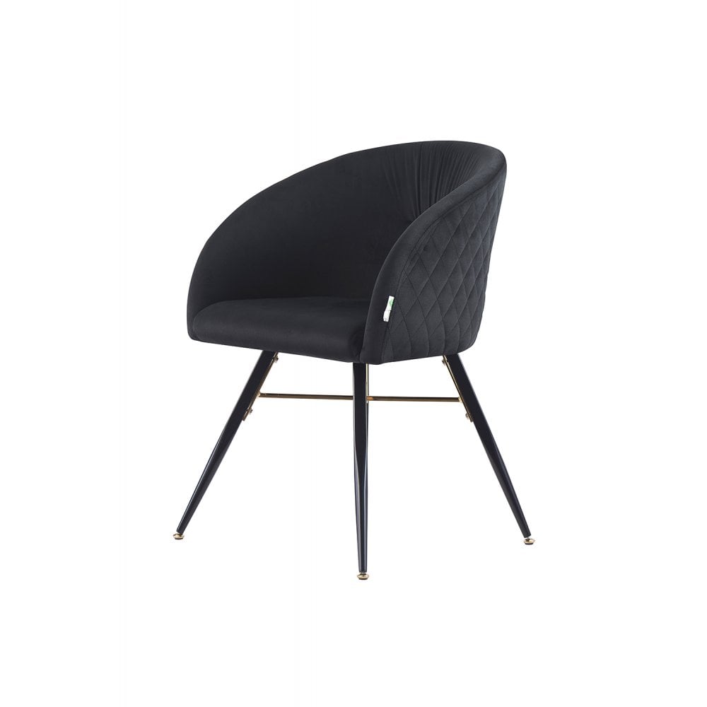 Vittorio LUX Velvet Dining Chair with Metal Legs - Perfect for Dining Room Living Room - Joe’s Haven