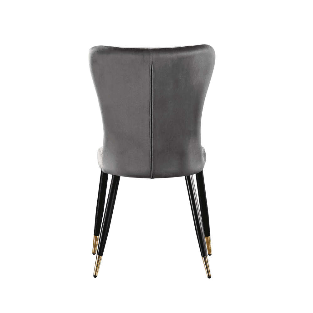 New York LUX Velvet Dining Chair with Metal Legs - Scandinavian Inspired - Joe’s Haven
