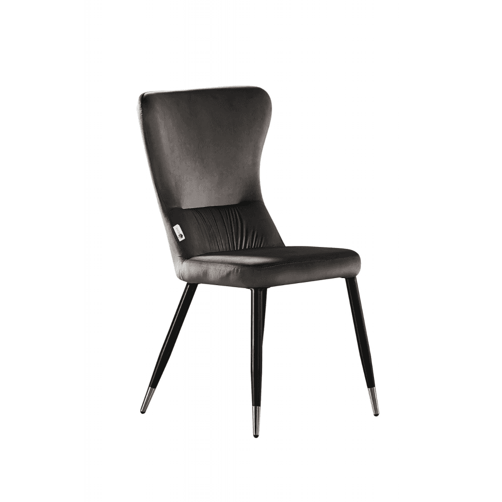 New York LUX Velvet Dining Chair with Metal Legs - Scandinavian Inspired - Joe’s Haven