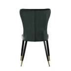 New York LUX Velvet Dining Chair with Metal Legs - Scandinavian Inspired - Joe’s Haven