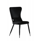 New York LUX Velvet Dining Chair with Metal Legs - Scandinavian Inspired - Joe’s Haven