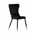 New York LUX Velvet Dining Chair with Metal Legs - Scandinavian Inspired - Joe’s Haven