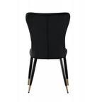 New York LUX Velvet Dining Chair with Metal Legs - Scandinavian Inspired - Joe’s Haven