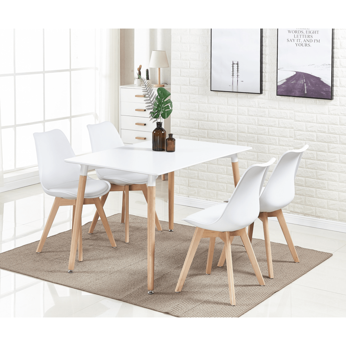 Halo 4 or 6 seating Dining Table - Joe’s Haven