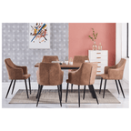 Zarah LUX faux leather chair - Joe’s Haven