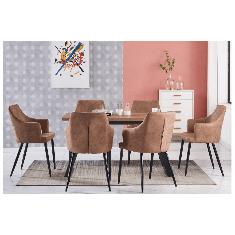 Zarah LUX faux leather chair - Joe’s Haven