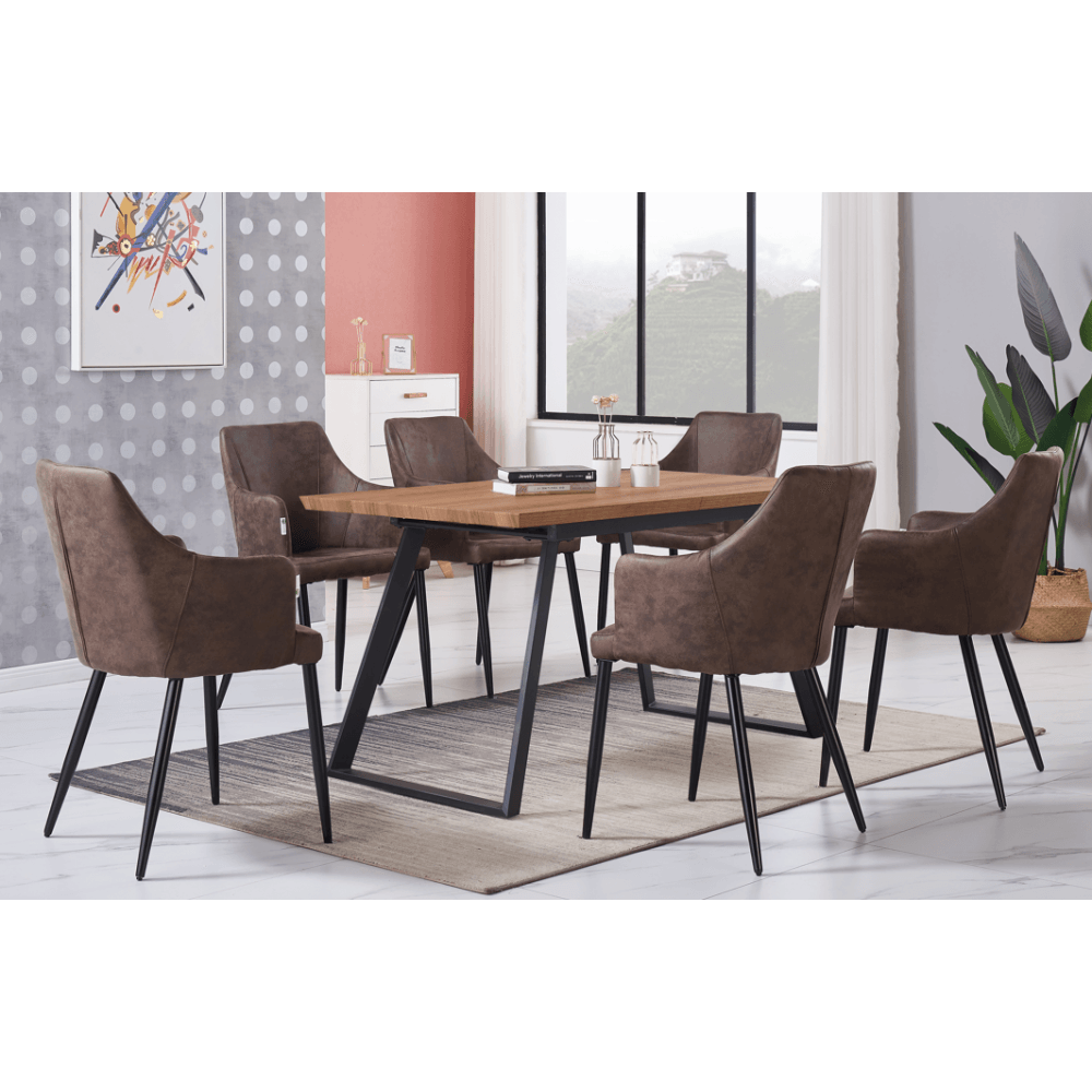 Zarah LUX faux leather chair - Joe’s Haven