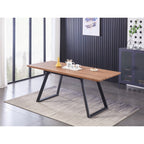 Windsor Toga Lux Dining Set | a Brown Table and Set of 4 Chairs - Joe’s Haven