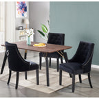 Windsor Cosmo Lux Dining Set | a Walnut Table and Set of 4 Chairs - Joe’s Haven