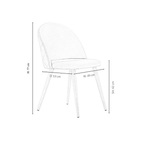 Lucia Dallas Dining Table and Chairs Set of 4 - an Oak Dining Table & Set of 4 Velvet Dining Chairs - Joe’s Haven