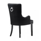Windsor LUX Knocker Back Velvet Dining Chair w/ Armrests - Joe’s Haven