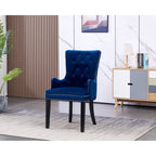 Windsor LUX Knocker Back Velvet Dining Chair w/ Armrests - Joe’s Haven