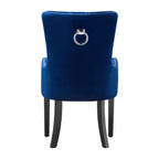 Windsor LUX Knocker Back Velvet Dining Chair w/ Armrests - Joe’s Haven