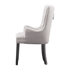 Windsor LUX Knocker Back Velvet Dining Chair w/ Armrests - Joe’s Haven