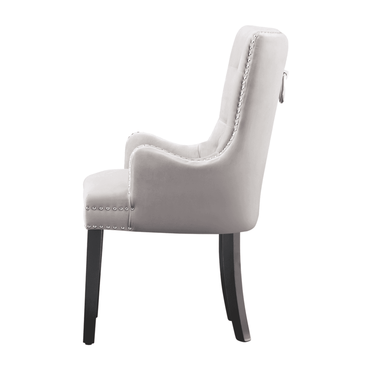 Windsor LUX Knocker Back Velvet Dining Chair w/ Armrests - Joe’s Haven