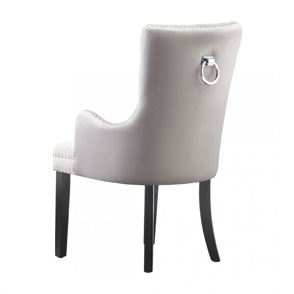 Windsor LUX Knocker Back Velvet Dining Chair w/ Armrests - Joe’s Haven