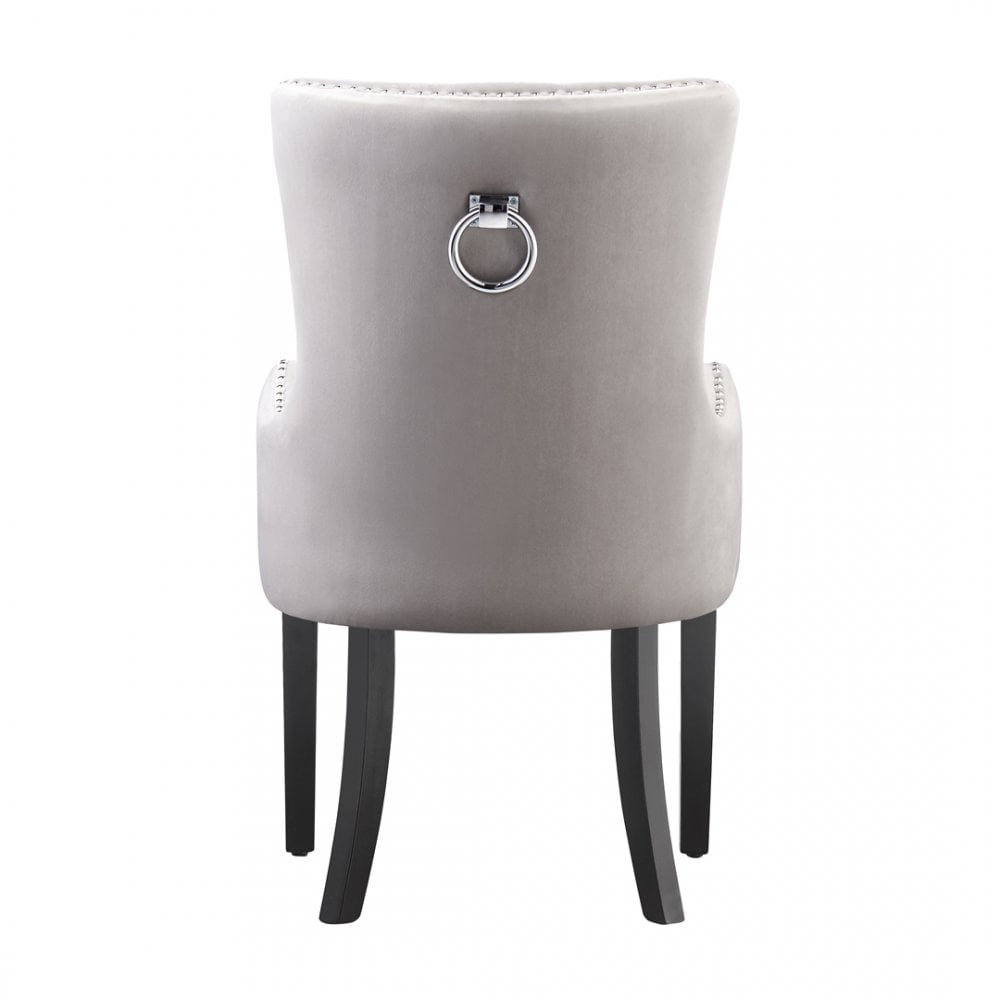 Windsor LUX Knocker Back Velvet Dining Chair w/ Armrests - Joe’s Haven