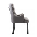 Windsor LUX Knocker Back Velvet Dining Chair w/ Armrests - Joe’s Haven