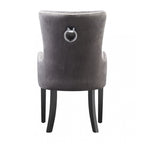Windsor LUX Knocker Back Velvet Dining Chair w/ Armrests - Joe’s Haven