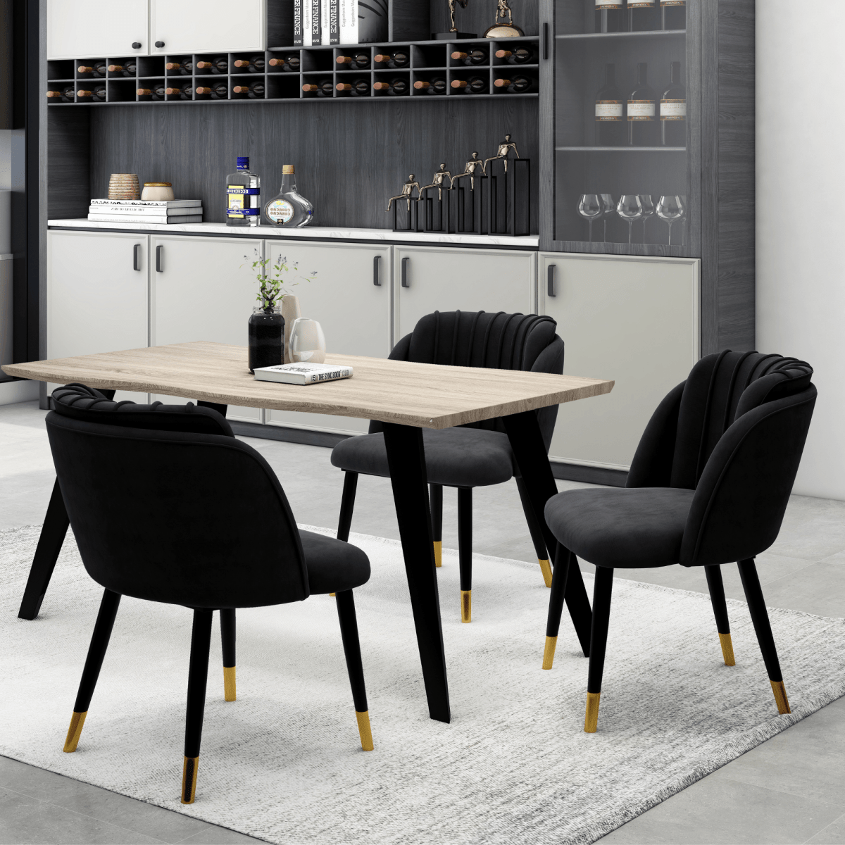 Milano velvet dining chair - Joe’s Haven