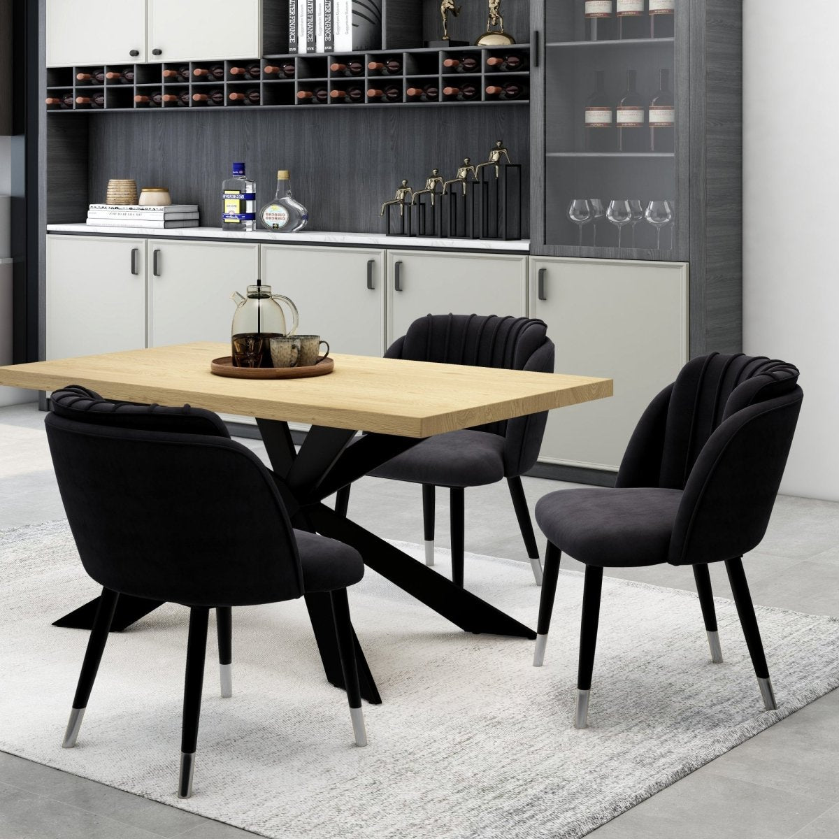Milano velvet dining chair - Joe’s Haven