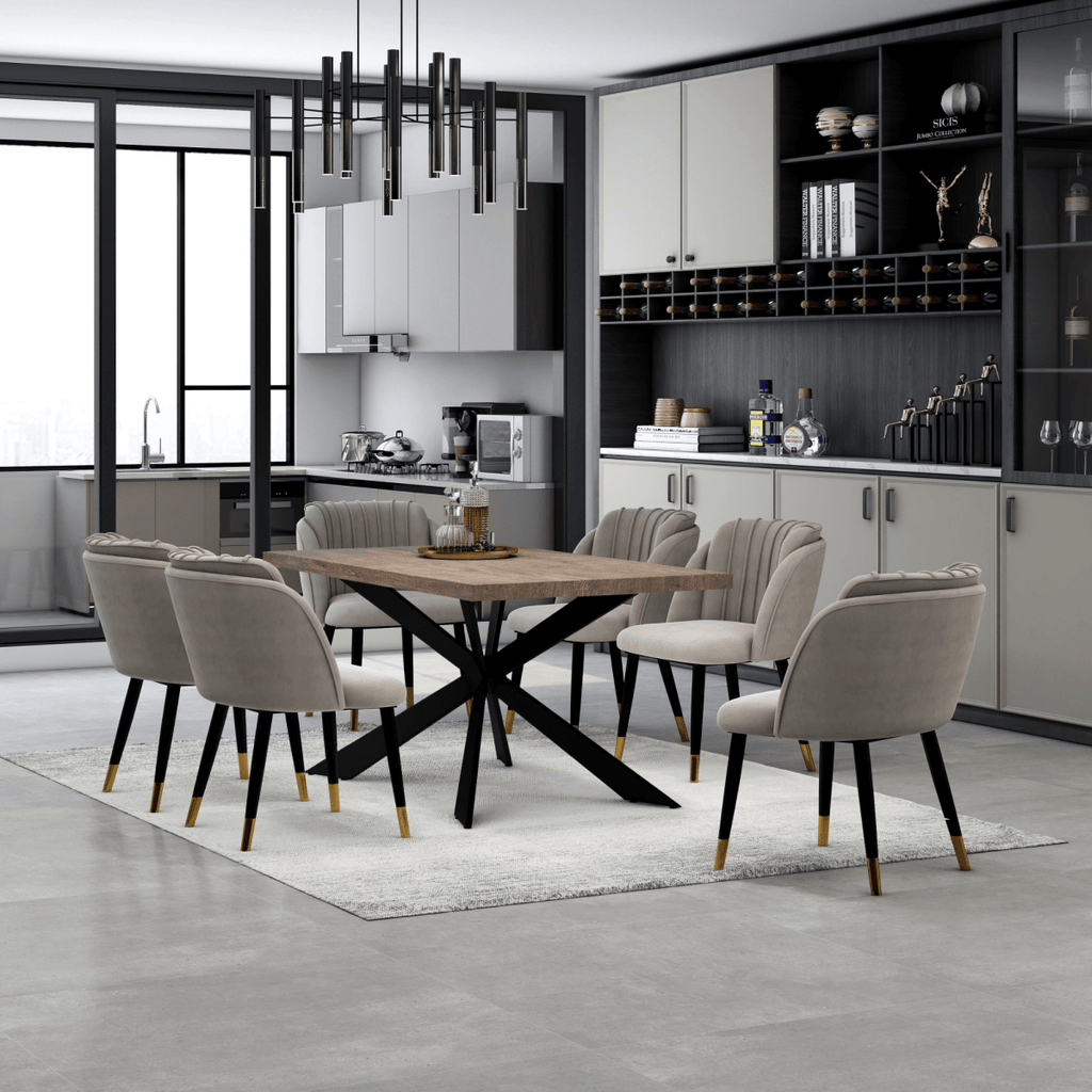Milano velvet dining chair - Joe’s Haven