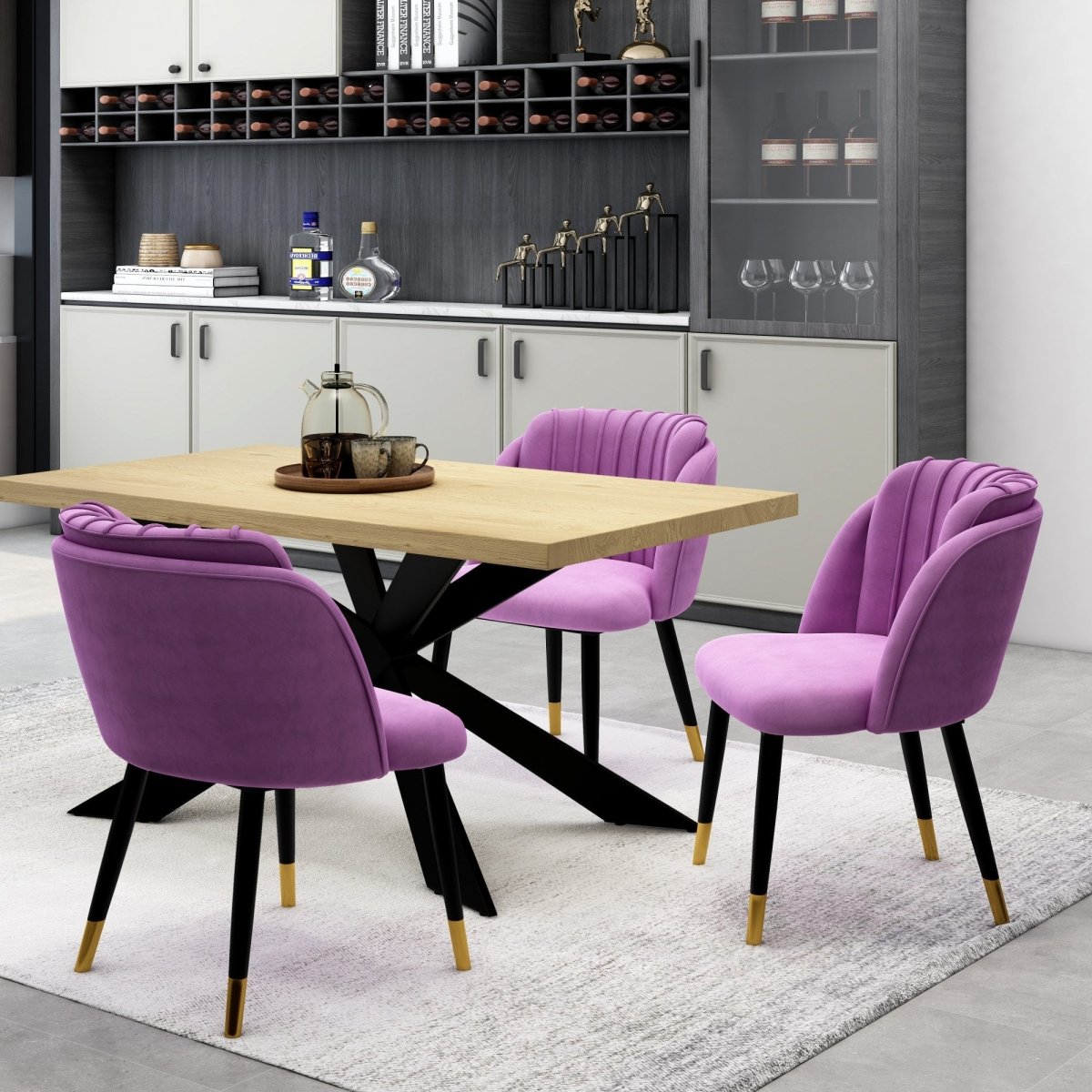 Milano velvet dining chair - Joe’s Haven