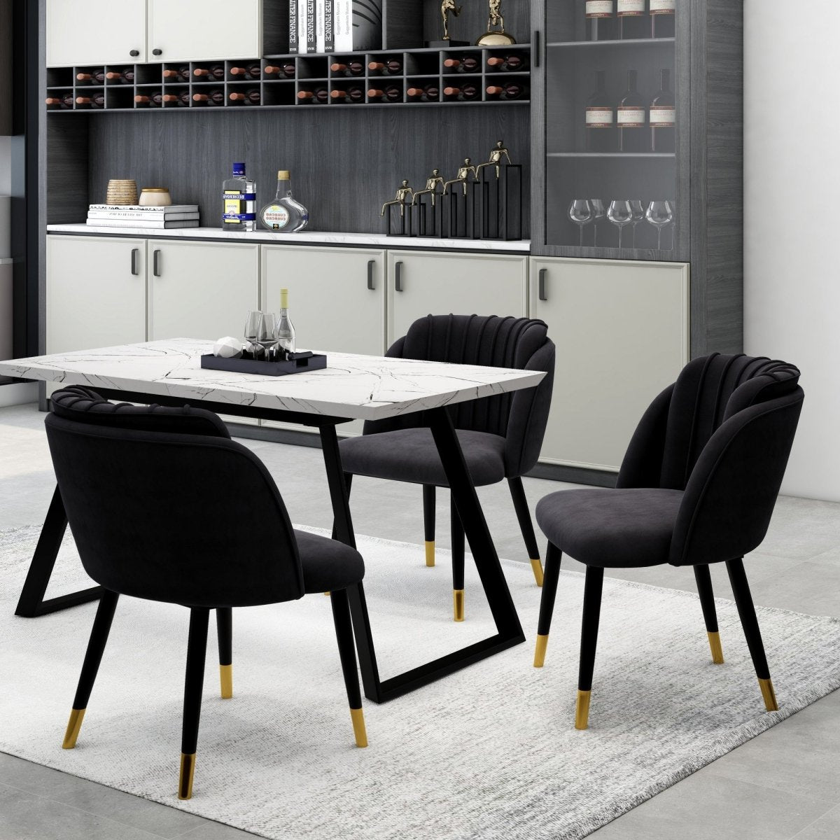 Milano velvet dining chair - Joe’s Haven