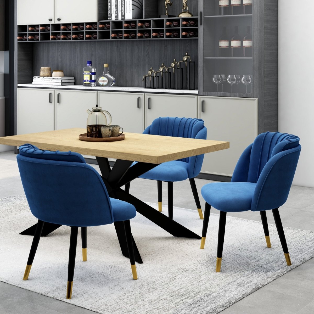 Milano velvet dining chair - Joe’s Haven