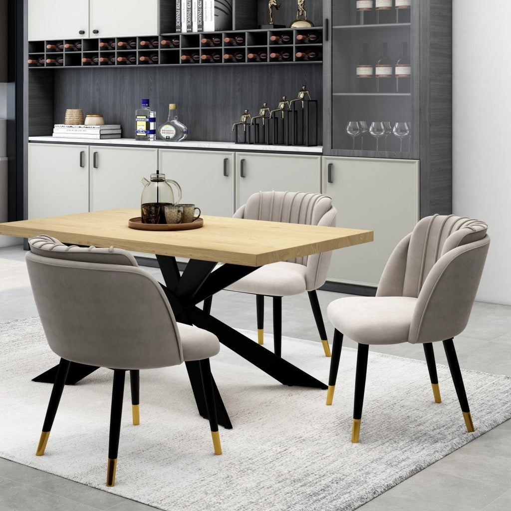 Milano velvet dining chair - Joe’s Haven