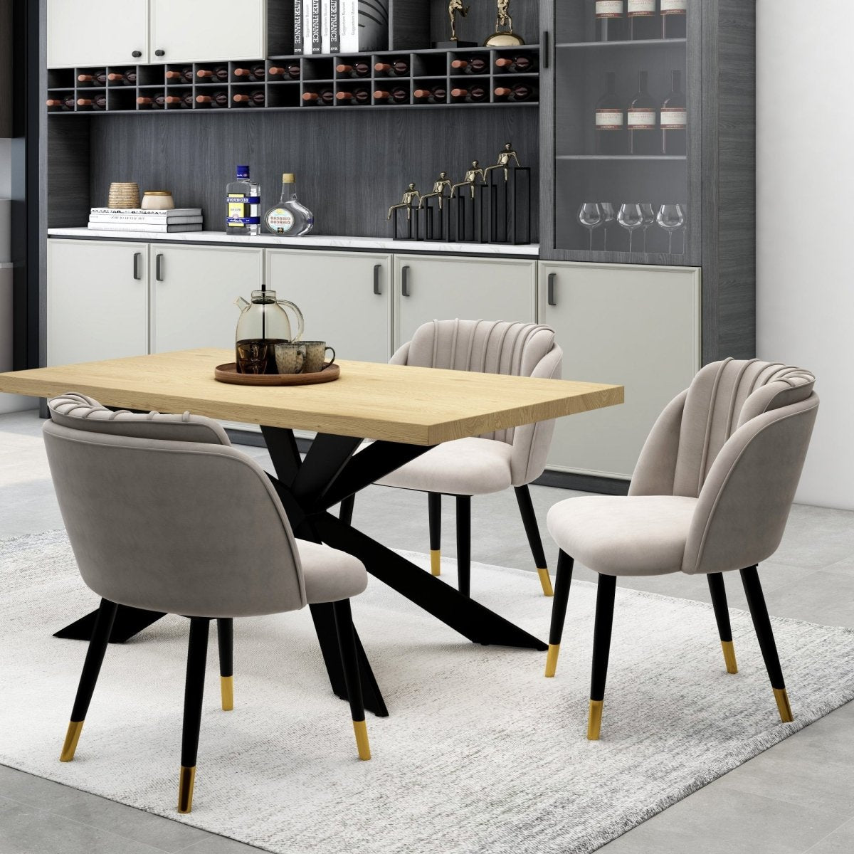 Milano velvet dining chair - Joe’s Haven