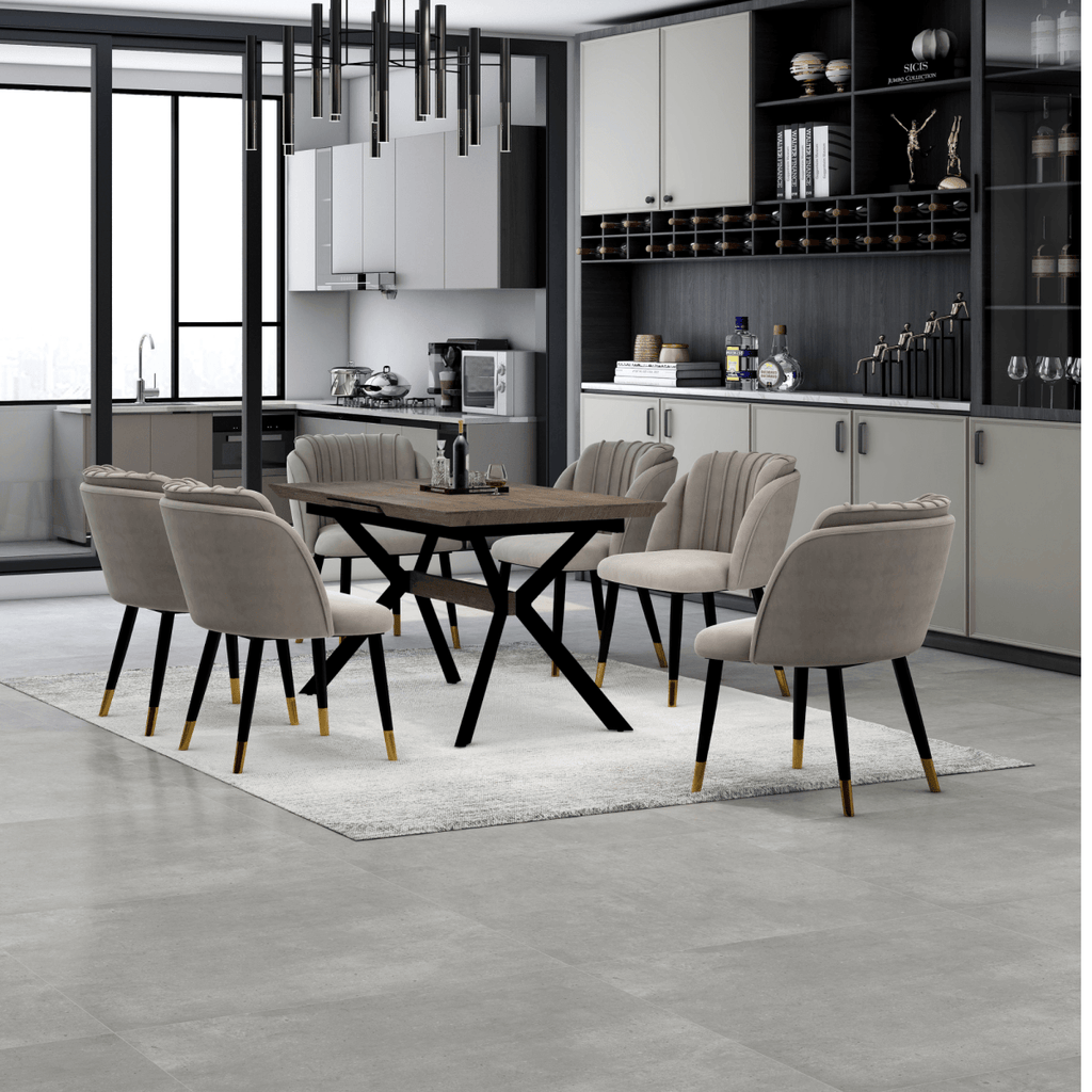 Milano velvet dining chair - Joe’s Haven