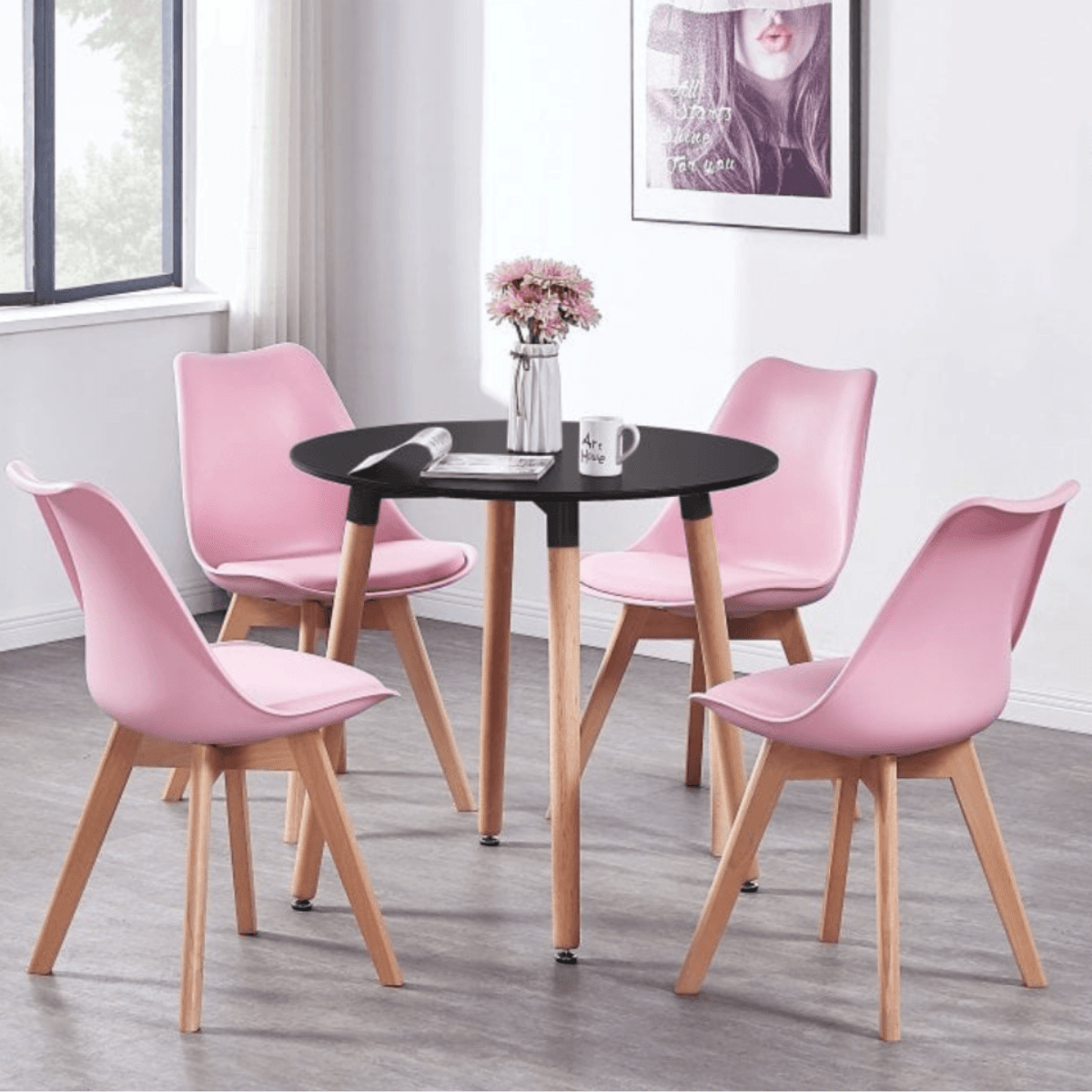 Jamie Lorenzo Dining Chairs Set of 4 & 6 - Joe’s Haven