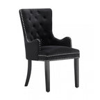 Windsor LUX Knocker Back Velvet Dining Chair w/ Armrests - Joe’s Haven