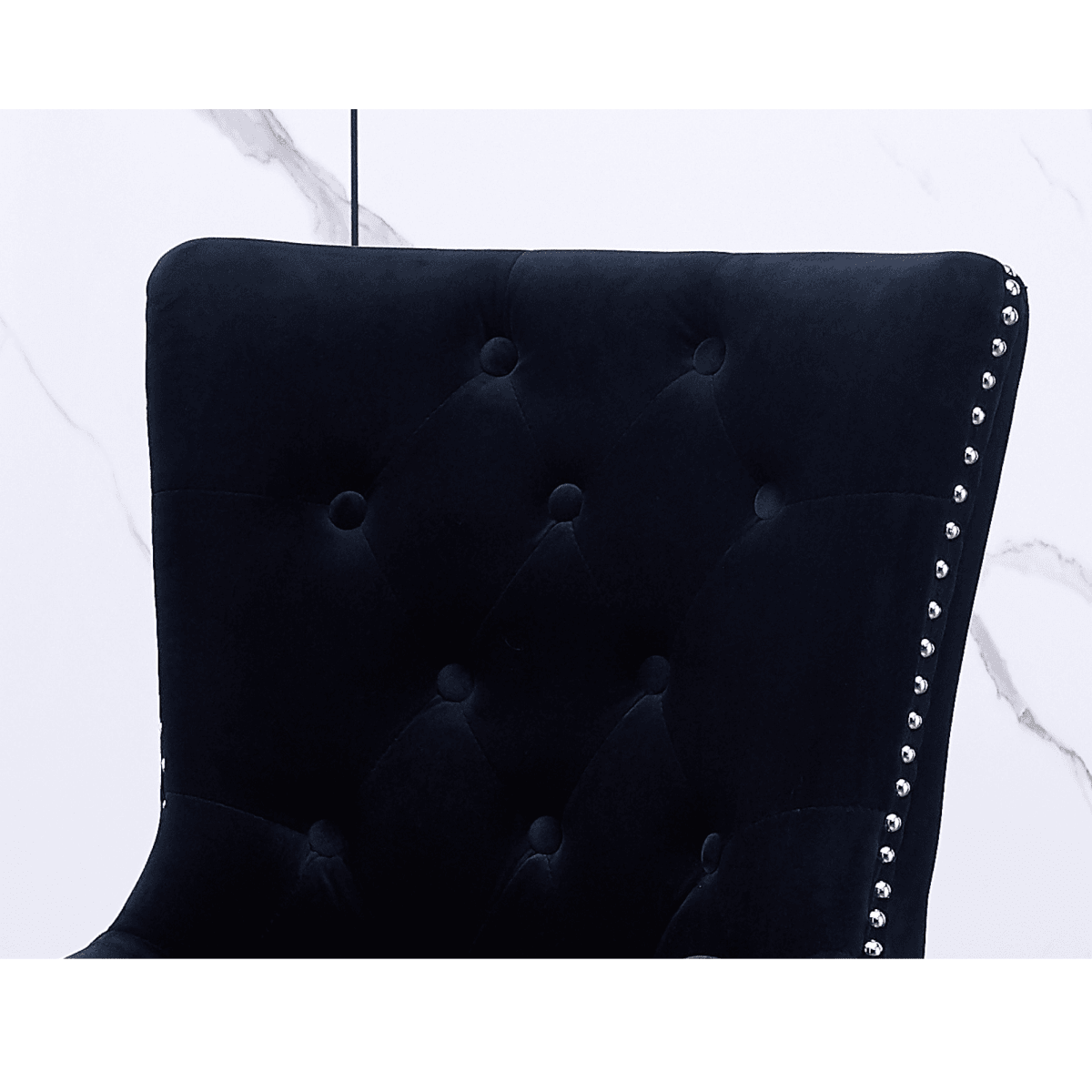 Windsor LUX Knocker Back Velvet Dining Chair w/ Armrests - Joe’s Haven