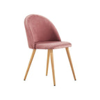 Lucia Dallas Dining Table and Chairs Set of 4 - an Oak Dining Table & Set of 4 Velvet Dining Chairs - Joe’s Haven