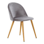 Lucia Dallas Dining Table and Chairs Set of 4 - an Oak Dining Table & Set of 4 Velvet Dining Chairs - Joe’s Haven