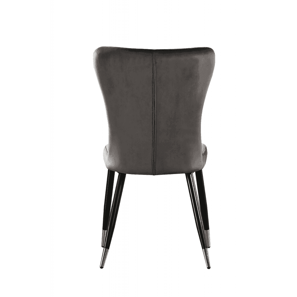 New York LUX Velvet Dining Chair with Metal Legs - Scandinavian Inspired - Joe’s Haven