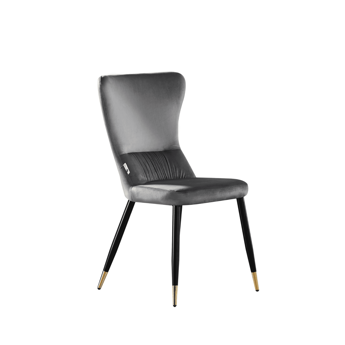 New York LUX Velvet Dining Chair with Metal Legs - Scandinavian Inspired - Joe’s Haven