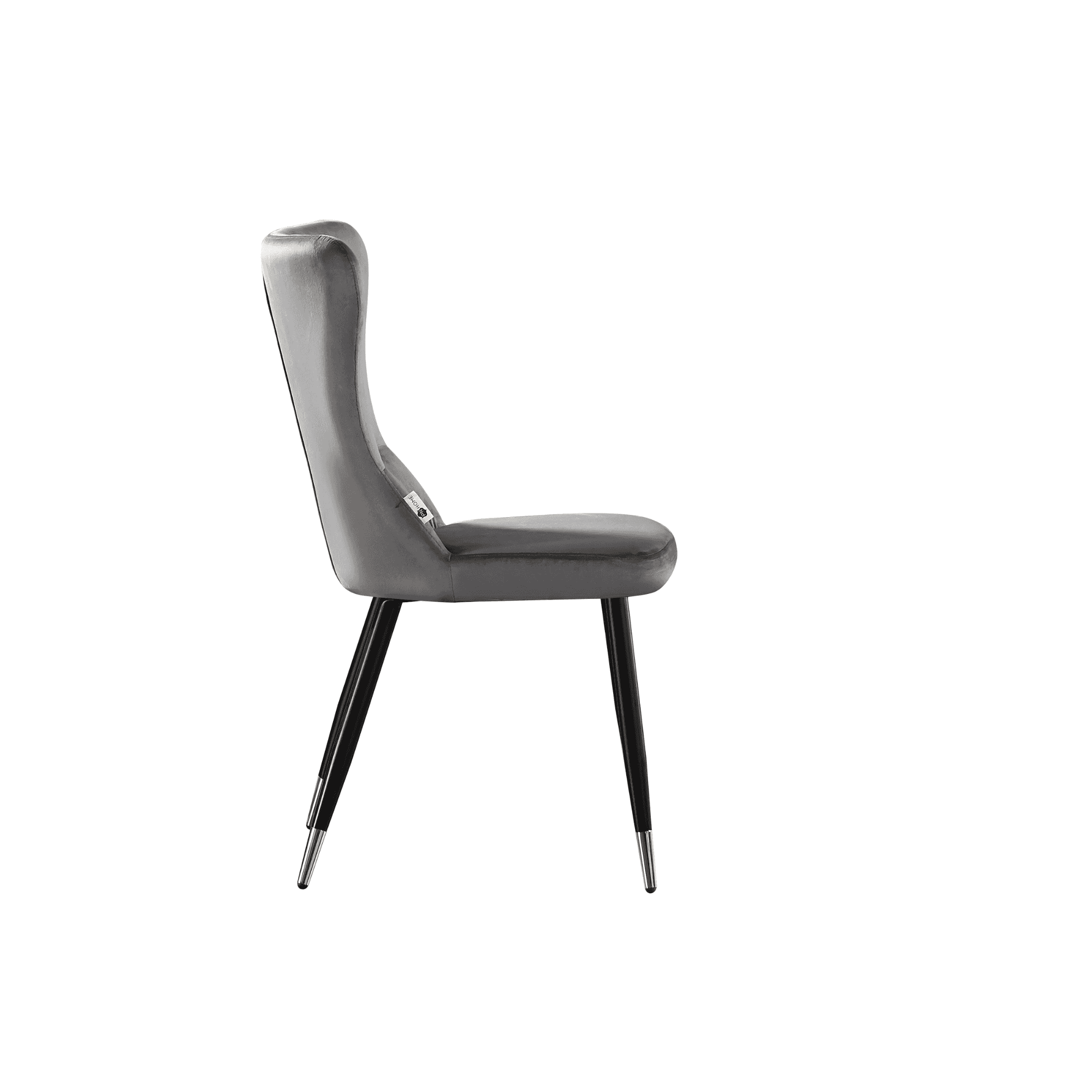 New York LUX Velvet Dining Chair with Metal Legs - Scandinavian Inspired - Joe’s Haven