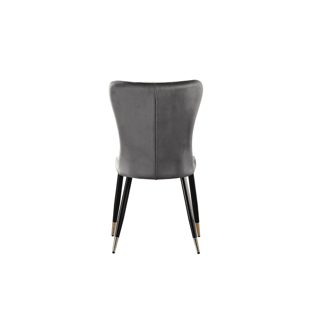 New York LUX Velvet Dining Chair with Metal Legs - Scandinavian Inspired - Joe’s Haven