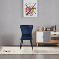 New York LUX Velvet Dining Chair with Metal Legs - Scandinavian Inspired - Joe’s Haven